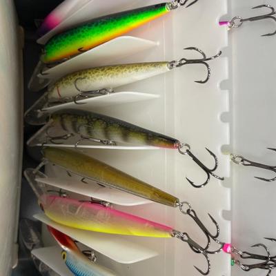 Large Special Mate tackle box FULL of lures