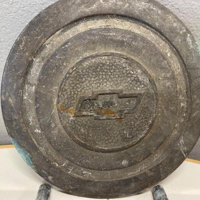 Impala emblem and Chevy cap