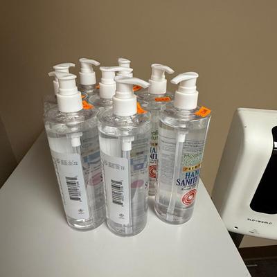 1O4-file cabinet, sanitizer dispenser and additional hand sanitizer