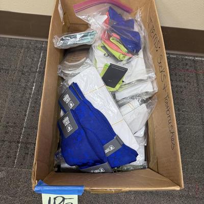 1P5-large box of colorful dress socks