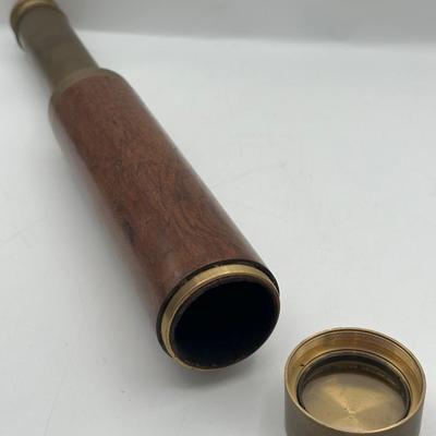 Ross London Brass 3-Draw Collapsible Telescope