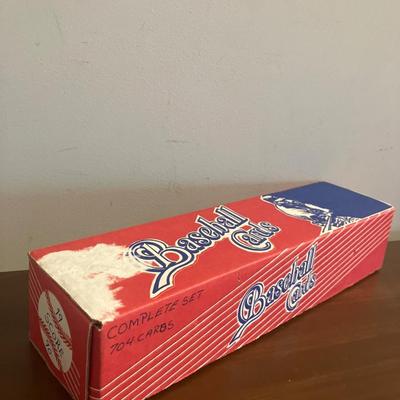 1990 Score Complete Baseball Card Set – 704 Cards in Original Red Factory Box – Excellent Condition