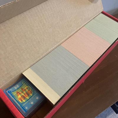 1990 Score Complete Baseball Card Set – 704 Cards in Original Red Factory Box – Excellent Condition