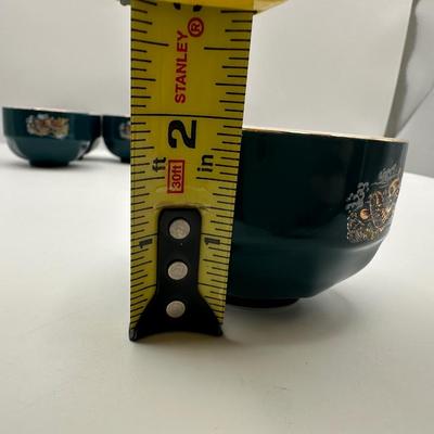 Set of 6 Kuan Tung Sen Yie Inc. Porcelain Tea Cups