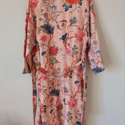 Kantha Style Cotton Robe (B2-BBL)