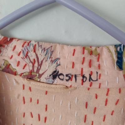 Kantha Style Cotton Robe (B2-BBL)