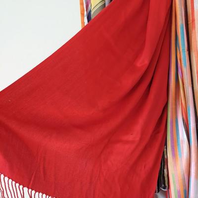 Lightweight Scarves w/ Scarf Hanger (B2-BBL)