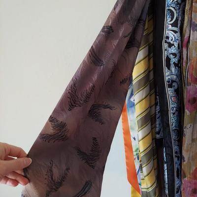 Lightweight Scarves w/ Scarf Hanger (B2-BBL)