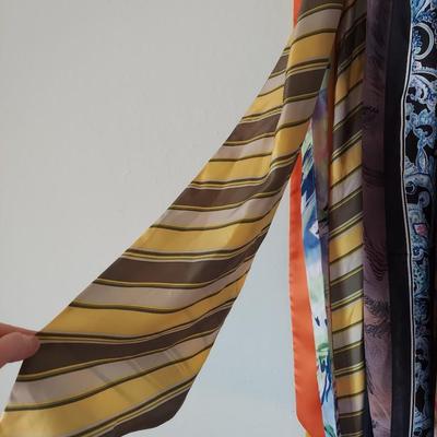 Lightweight Scarves w/ Scarf Hanger (B2-BBL)