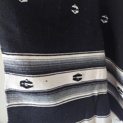 Two Wool Serape Ponchos (B2-BBL)