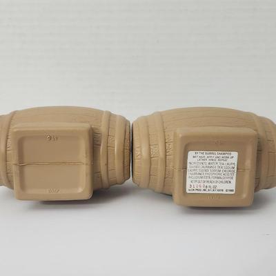 Vintage 1980 Avon Wild Country Aftershave Barrel Bottles Pair Cowboy Western Decor