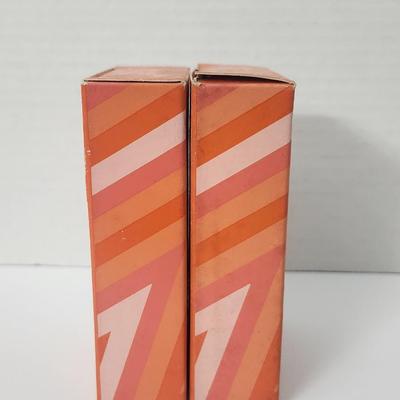 Vintage Avon ZANY Natural Spray Perfume Duo in Boxes Bold Retro Orange Design