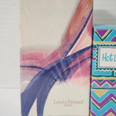 Vintage Perfume Lot New Full Louis Feraud Dewberry Hot Line Undeniable 4 Boxed