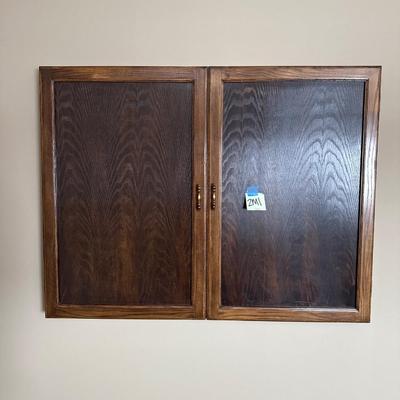 2M1-large wooden whiteboard cabinet