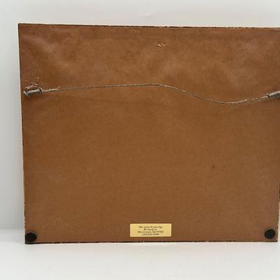 Framed Egyptian Papyrus Artwork – Boat/Ship Scene