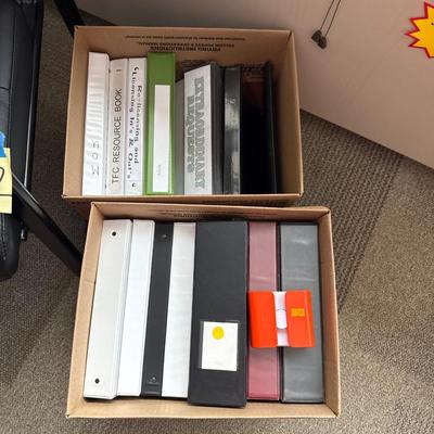 3O2-Chair, cube shelves, binders