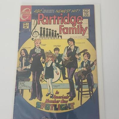 Charlton Partridge Family No 3 July 15c Comic Vintage TV Series Beatles Style Art
