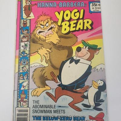 Marvel Hanna-Barbera Yogi Bear #3 Comic 35c Vintage Abominable Snowman Issue