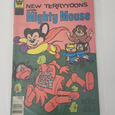 Whitman New Terrytoons with Mighty Mouse Comic 30c Vintage Heckle and Jeckle