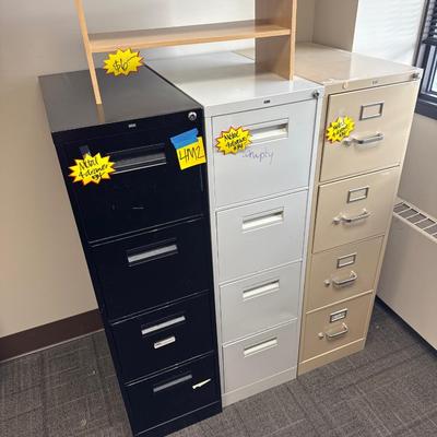 4M2-file cabinets and riser shelf