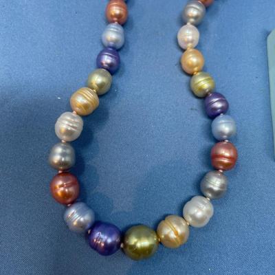 Sale Photo Thumbnail #412: Called Wildflower.  20" long sterling clasp.