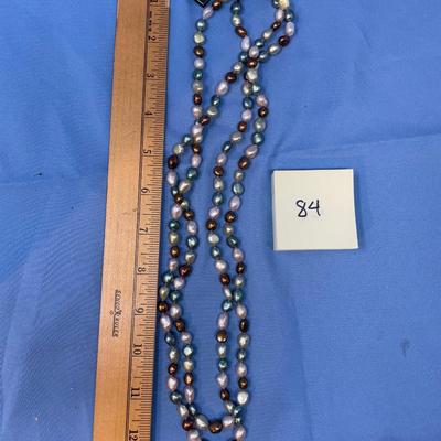 Sale Photo Thumbnail #433: Another great blue, gray, brown single strand.