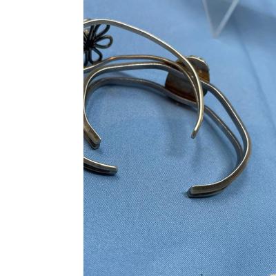 Sale Photo Thumbnail #481: Turquoise is un-damaged.  May need a little rounding out.  Both are in great shape!  23.5 grams total weight.