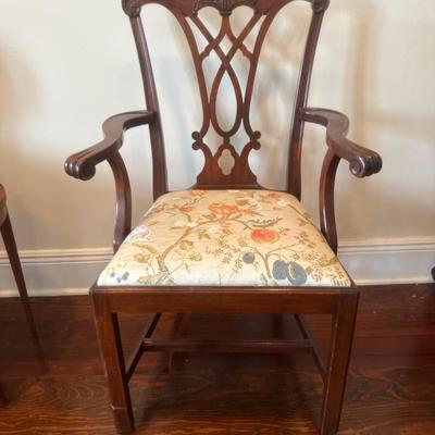 Henkel-Harris Genuine Mahogany Chairs (3)