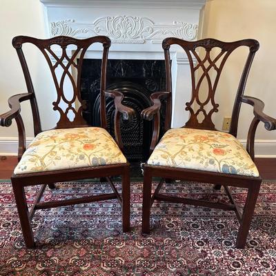 Henkel-Harris Genuine Mahogany Chairs (3)