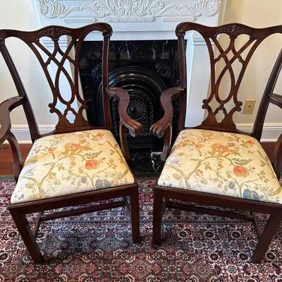 Henkel-Harris Genuine Mahogany Chairs (3)