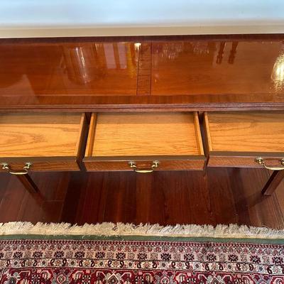 Baker Furniture Flip-Top Console Table