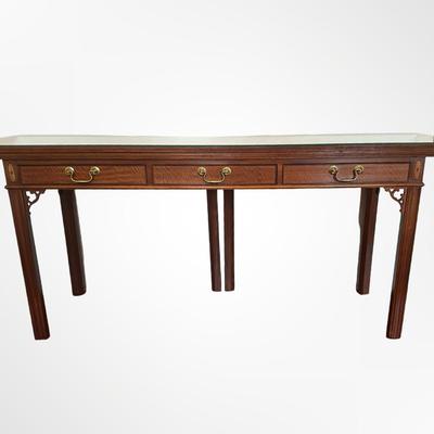 Baker Furniture Flip-Top Console Table