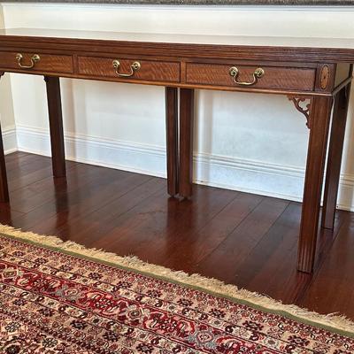 Baker Furniture Flip-Top Console Table
