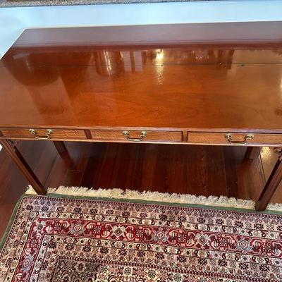 Baker Furniture Flip-Top Console Table