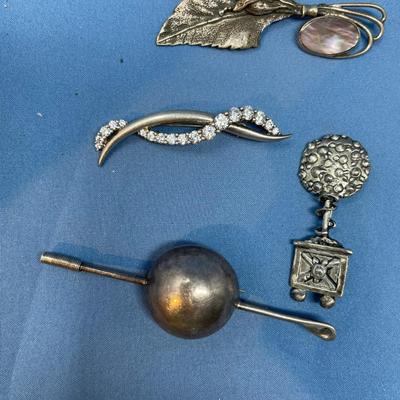 Sale Photo Thumbnail #551: Taxco & others.   Great condition.  30.5 grams total weight!