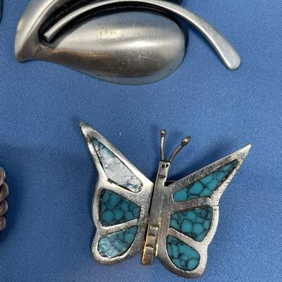 Sale Photo Thumbnail #566: Very nice, Taxco & others! 25.5 grams total weight.