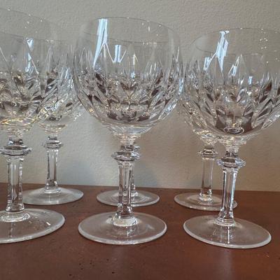 Gorham Cut Crystal Wine Glasses (6)