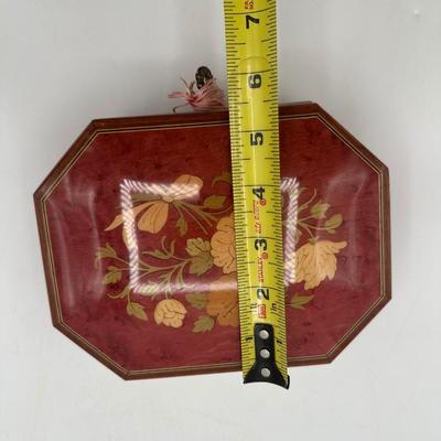 Italian Inlaid Music/Jewelry Box with Key