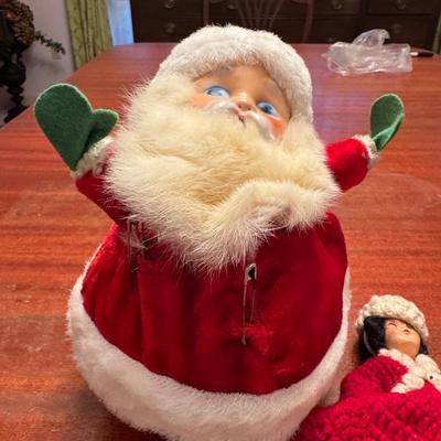 Vintage Santas and Mrs Clauss