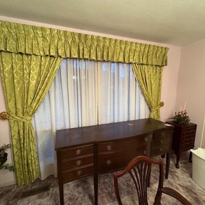Custom 10’ Valance and Curtain Set