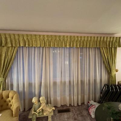 Immense Custom 14’ Valance and Curtain Set