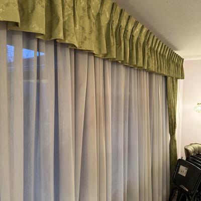 Immense Custom 14’ Valance and Curtain Set