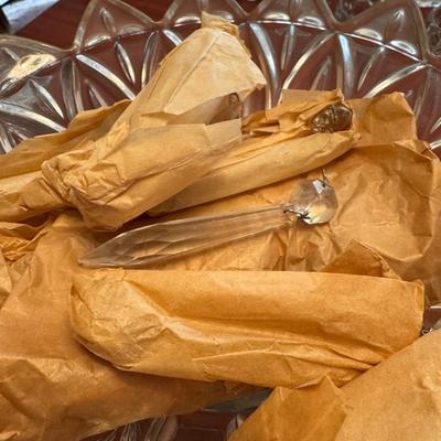 Antique Candlesticks and Luster Dish