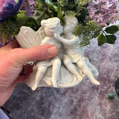 Mid Mod Plastic Flower Arrangements