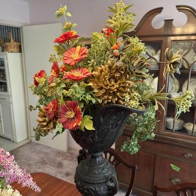 Mid Mod Plastic Flower Arrangements