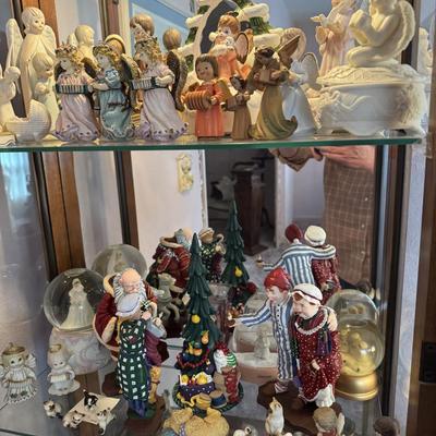 Contents of Lighted Curio Cabinet