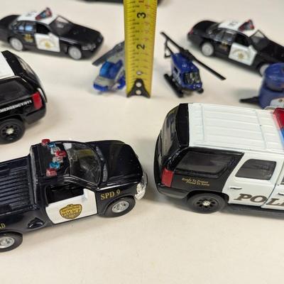 Police & HIghway Patrol Cars & Helicopters - Jade & Maisto (Some Cars Have Friction Movement)