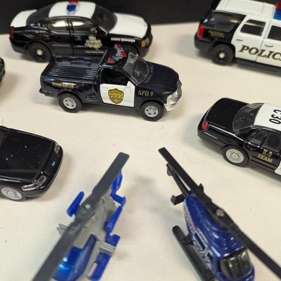 Police & HIghway Patrol Cars & Helicopters - Jade & Maisto (Some Cars Have Friction Movement)