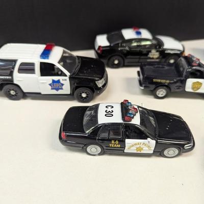 Police & HIghway Patrol Cars & Helicopters - Jade & Maisto (Some Cars Have Friction Movement)