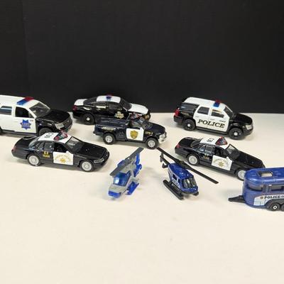 Police & HIghway Patrol Cars & Helicopters - Jade & Maisto (Some Cars Have Friction Movement)